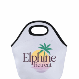 Personalized Neoprene Lunch Bag Thermal Insulated Lunch Box for Women & Adults | Foldable Zipper Tote for Work, School, Travel.